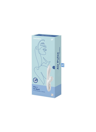 Vibromasseur rabbit blanc Pro+ G-spot Satisfyer - CC597126